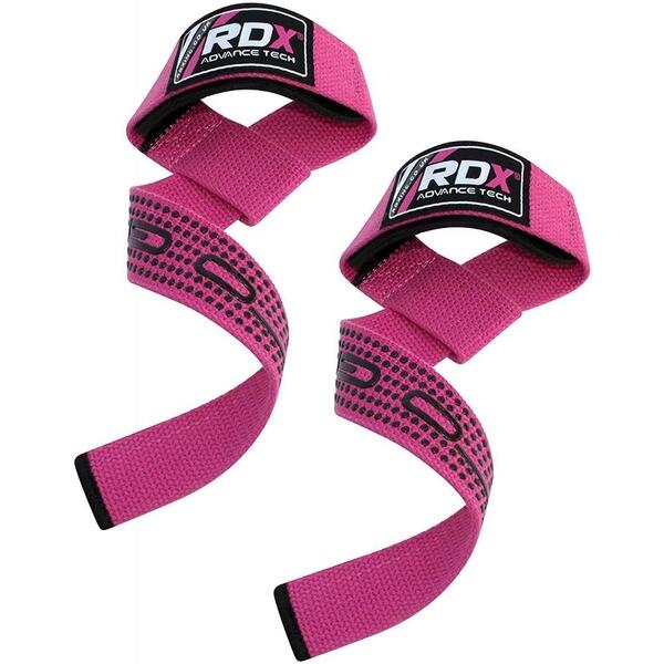 RDX リストストラップ 4周年記念イベントが トレーニング ウェイト リフティング 海外正規品 プロシリーズ 滑り止めパッド付き 両手 セット 筋トレ 正規品 安い購入 ピンク