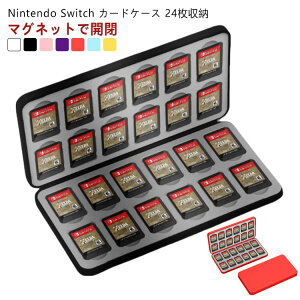�Q�[���\�t�g ���[�P�[�X �J�[�h�P�[�X switch 24�� �j���e���h�[ Nintendo �C�V�� ���C�z�� Switch�p Nintendo �j���e���h�[�X�C�b�` �����^�� �|�[�^�u�� �J�Z�b�g ��e�� ���h�~ �ی� �ۊ� �h�o ��