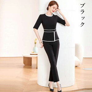 ユニフォーム エステ サロン 制服 通勤 レディース ワンピース ホテル 美容師 宝石店 化粧品店 女性 制服おしゃれ 半袖 七丈袖 ジャケットワンピース エステ ネイル 美容 専用制服 サロン 歯