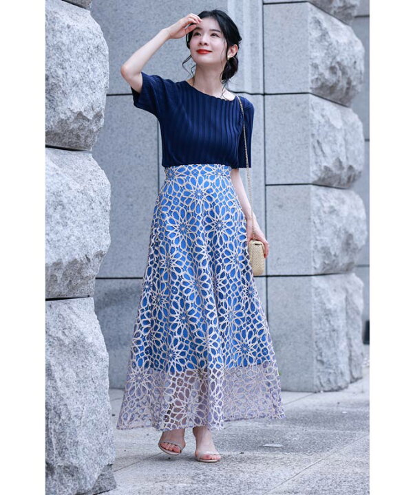 楽天市場】（S~M/L~2L対応）（グリーン）一目惚れカッティング花レース  