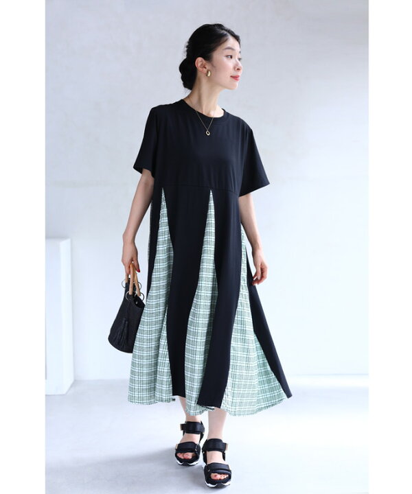 楽天市場】【再入荷♪7/28 20時】（S~3L対応）（黒）メロンチェックが 