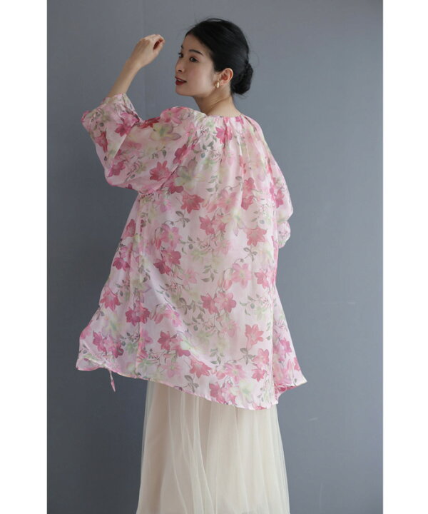 楽天市場】【再入荷♪3/19 20時】（S~3L対応）愛らしいピンクの花が 