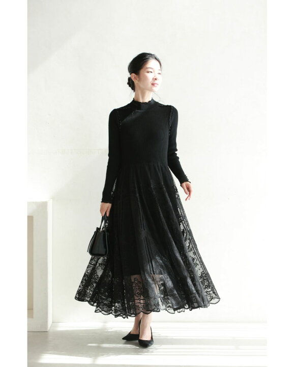 楽天市場】【再入荷♪10/30 12時&20時】（S~M対応）（黒）美しいレース 