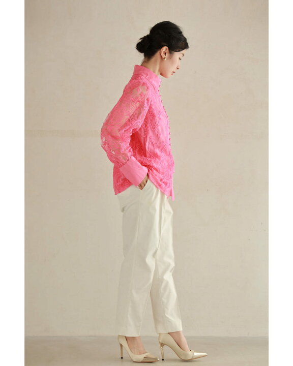 楽天市場】【再入荷♪1/24 20時】（S~L対応）刺繍ベールの華やかピンク  