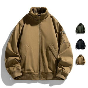 ミリタリージャケット メンズ ジャケット ボア 防寒 厚手 裏起毛 大きいサイズ ブルゾン ジャンパー アウトドア 登山 秋冬 秋物