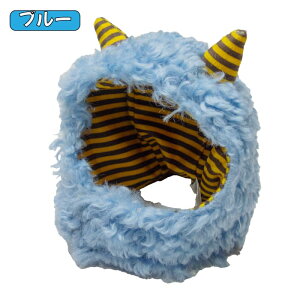 犬 帽子 節分 コスプレ 柴犬 被り物 かぶりもの 中型犬 犬用品 【鬼さんスヌード 】M L 顔周り〜42cm