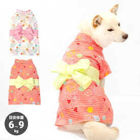 柴犬 犬服 犬 服 甚平 夏用【夏祭り浴衣】豆柴 中型犬 6〜9kg 5号 着物 浴衣 ドッグウェア