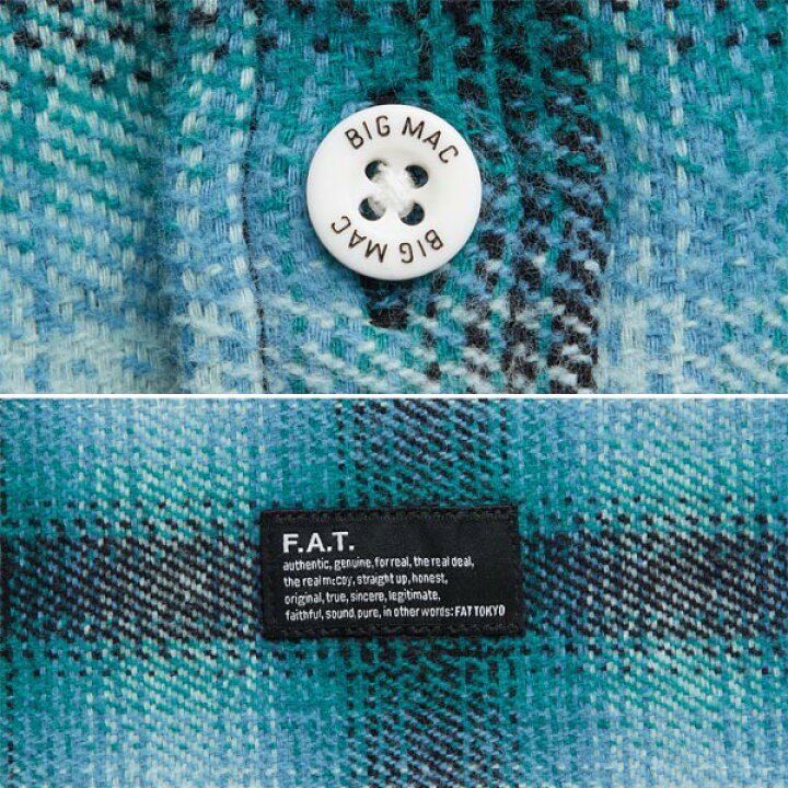 楽天市場】FAT エフエーティー ビックシルエットチェックネルシャツ 