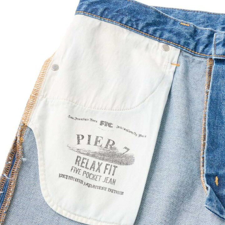 楽天市場】FTC/エフティーシー PIER 7 - Relax Fit (MID WASH 