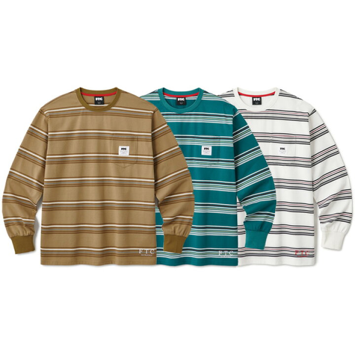 楽天市場】【SALE30%off】FTC/エフティーシー POCKET STRIPE L/S TOP  