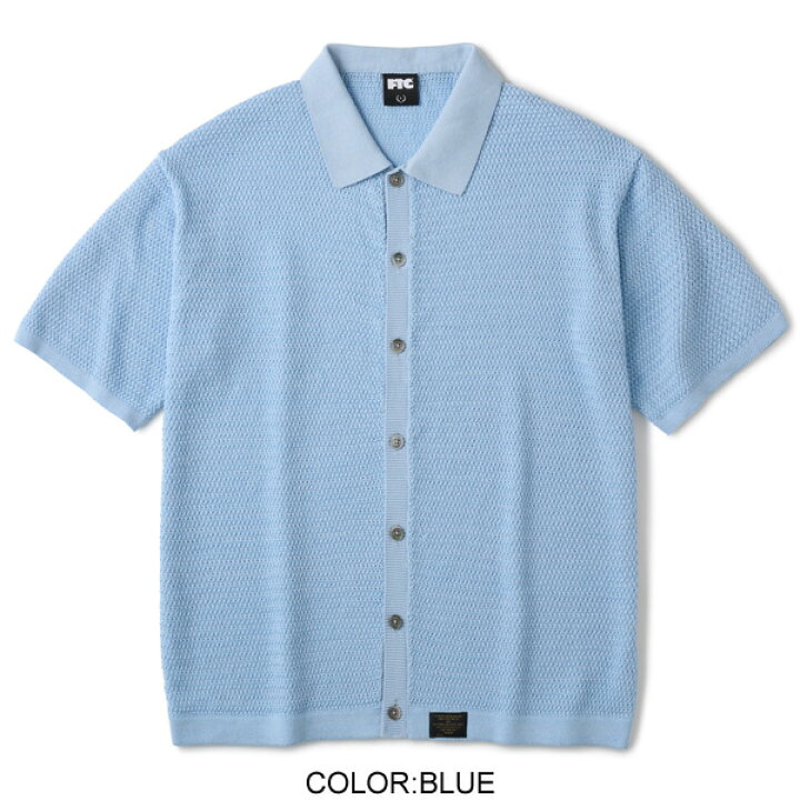 楽天市場】【FTC/エフティーシー】CROCHET KNIT SHIRT【ニットシャツ 