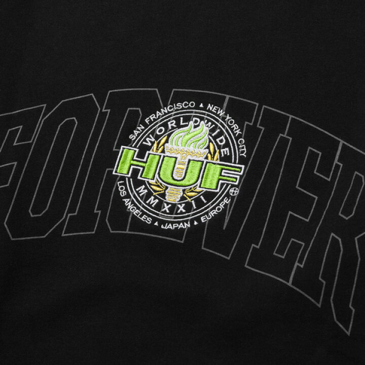 楽天市場】【SALEセール30％off】HUF/ハフ FOREVER TORCH CREWNECK 
