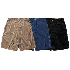 【SALE30%off】RADIALL/ラディアル WEST COAST - WIDE TAPERED FIT SHORTS【コーデュロイショーツ】【17時まで即日発送】