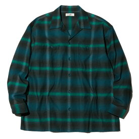 RADIALL/ラディアル BOULEVARD - OPEN COLLARED SHIRT L/S【チェックシャツ】【17時まで即日発送】