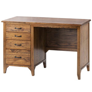 112 デスク レトロで古めいた味のある雰囲気の机 パソコンデスクや書斎デスク、ライティングデスクに◎ アンティーク、ビンテージ、男前インテリア、ブルックリンテイスト、シャビーシッ