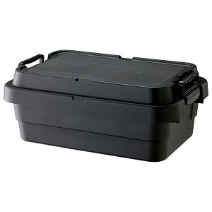 収納ボックス 30L・浅 カーキ/グレー/ブラック 収納ケース コンテナ コンテナボックス 積み重ね アウトドア/キャンプ/収納/おもちゃ箱 シンプル/アーミー/男前/ベーシック おしゃれ クローゼ