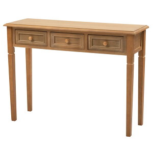 コンソールデスク デスク ブラウン/ホワイト 幅100cm 引出 軽量 ライティングデスク パソコンデスク PCデスク インテリア アンティーク かわいい おしゃれ シンプル 北欧 レトロ フレンチ シャ