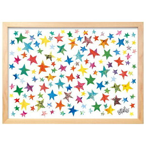 �A�[�g�p�l�� �G���b�N�E�J�[�� stars �k�� ���_�� �A�[�g�t���[�� �Ǌ|�� �Q�� �q������ �ҍ��� �L�b�Y���[�� ���r���O �� �X�^�[ �J���t�� �G�� ���킢�� �|�b�v 38.7×28cm