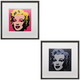 アートパネル アンディ・ウォーホル Andy Warhol marilyn monroe,1967 ピンク/ブラック アメリカ ロス LA アートフレーム アートポスター おしゃれ 絵画 額入り フレーム付き 芸術 インテリア 天然木 壁掛け リビング 店舗 カフェ 42.5×42.5cm