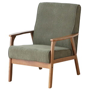 ソファ 1人掛け 1Pソファ 肘付き アーム付 ソファー ベージュ/グリーン 北欧/ナチュラル/シンプル/モダン/カントリー/和モダン/ブルックリン カフェ 店舗 インテリア 家具 ファブリック コー