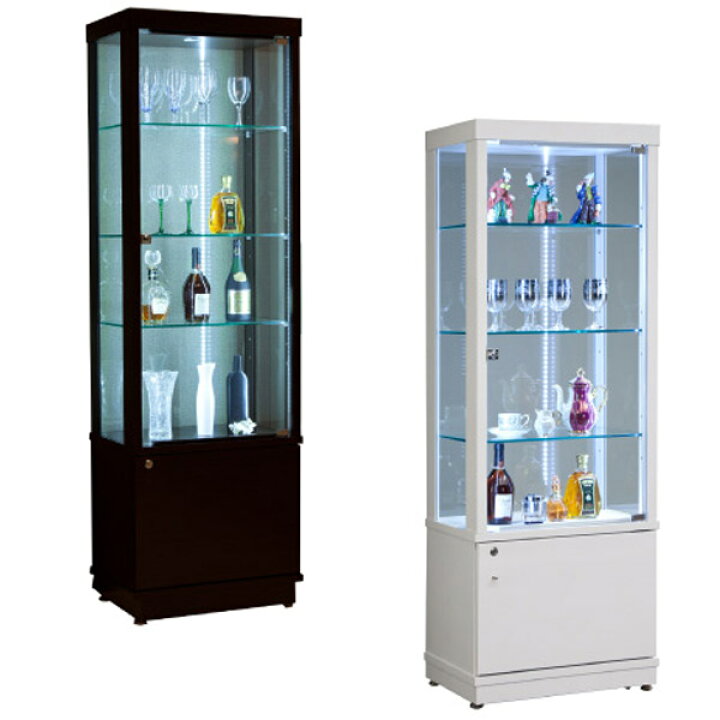 楽天市場】【楽天1位受賞】60コレクションケースLED付(BR/WH 