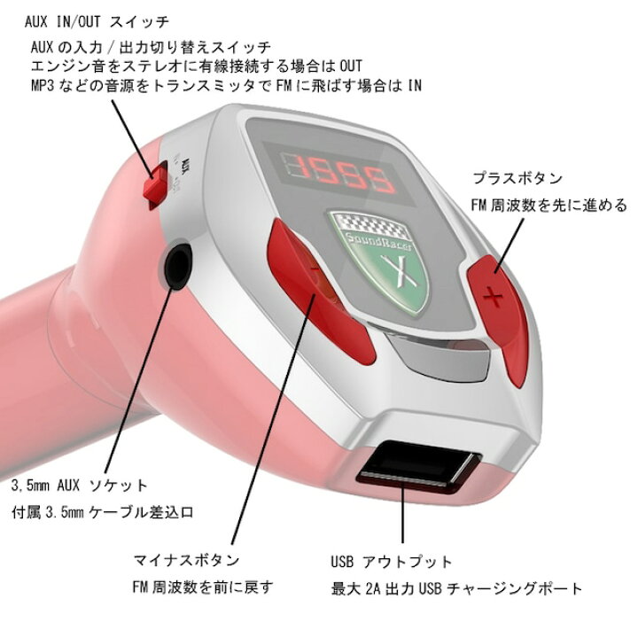 楽天市場】SoundRacer USB出力ポート付 SOUNDRACER X : ONE