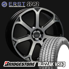 ERST S7-R2 ブラックライトスモーク/ポリッシュ 19インチ ブリジストンスタッドレスタイヤセット V90/S90(PB/PD)用