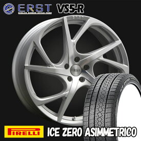 ERST VS5-R シルバーポリッシュ 18インチ ピレリスタッドレスタイヤセットV40(MB/MD)用
