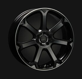 【楽天スーパーセール10％OFF】ERST S7-R2 WHEEL 19×8.0J (40) 4本セット グロスブラック/リップポリッシュ
