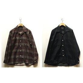 MOJITO(モヒート)ABSHINTH SHIRT Bar.2.0Corduroy Plaidアブサンシャツ