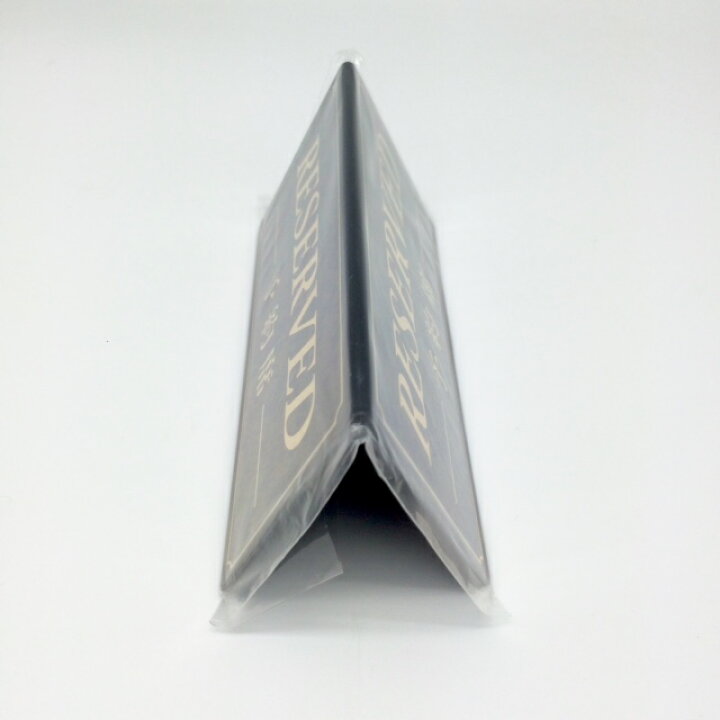 楽天市場 ご予約席札 英語 Reserved 卓上型御予約席 予約席 Reserved Seat Bar ボトルキープ ワイン テーブル 名札 バー レストラン お酒 メニュー テーブル ワイン グラス バーテン ブランデー ナフキン あるやん