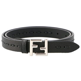 フェンディ FENDI ベルト FFロゴ セレリア ステッチ レザー トップ式バックル 2cm幅 細ベルト 8C0723 ANT2 F0GXN