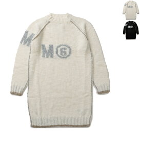 エム エム シックス メゾン マルジェラ MM6 MAISON MARGIELA 【大人もOK】キッズ ニットワンピース プルオーバー メタリックスレッド M60479 MM01H 【CP-1500】