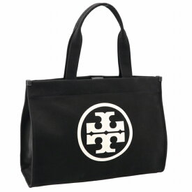 トリーバーチ TORY BURCH トートバッグ ELLA TOTE コットンキャンバス エラトート ダブルTロゴ 148792 0001 002