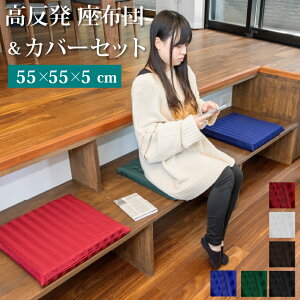 �������V�[�g 55×55×5cm + �J�o�[�t�� �N�b�V����| �h�_�j ��100�� �������}�b�g �E���^�� �����b�N�X �֗��O�b�Y �V�[�g�N�b�V���� �q�� ��t���ጸ �d�� ���� �ւ���ɂ��� �V�[�g �}�b�g ��