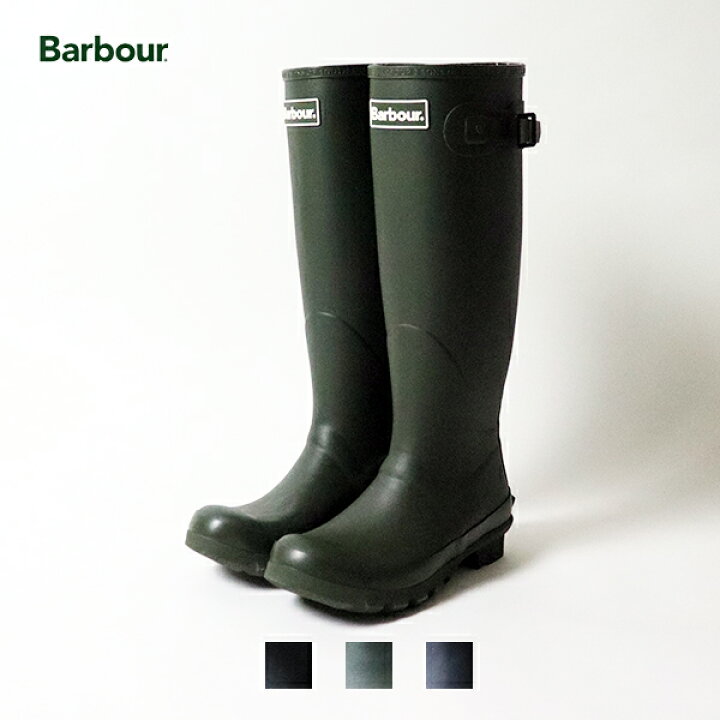 楽天市場】バブアー Barbour | Bede サイドストラップ レインブーツ 