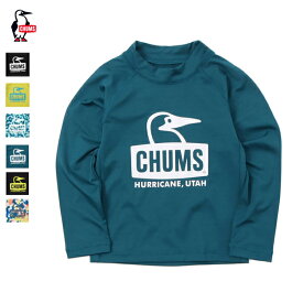 『30%OFF』 CHUMS チャムス / Kid's Splash Booby Face L/S T-Shirt キッズスプラッシュブービーフェイスロングスリーブTシャツ 『CH21-1173』 『2022春夏』 『ネコポス対応』