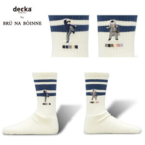 10%OFFN[|Ώ / fJ decka | decka X BRU NA BOINNE 80's Skater Socks Embroidery Kung-Fu | BNBde-45KF | u[i{CR{ | { | jZbNX | 2024H~ | lR|XΉ