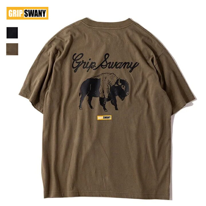 GRIP SWANY / BUFFALO TEE TEE バッファローTEE (GSC-74) (グリップスワニー) (2024春夏) (ネコポス配送)