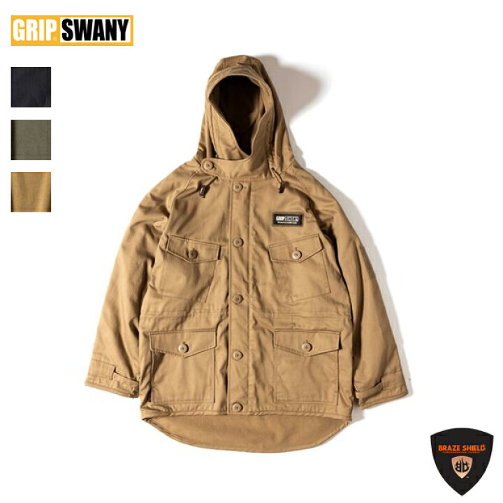 楽天市場】GRIP SWANY / FP COLD WEATHER PARKA ファイヤープルーフ 