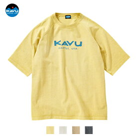 KAVU カブー / H/W S/S Tee ヘビーウェイト ショートスリーブ Tシャツ 『19821807』 『ユニセックス』 『2024春夏』