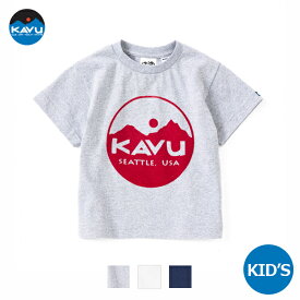 KAVU カブー / Kids Circle Logo Tee キッズ サークルロゴ Tシャツ 『19821872』 『キッズ』 『2023春夏』 『ネコポス対応』