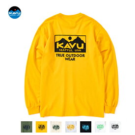 『10%OFFクーポン対象』 KAVU カブー / True Logo LS Tee トゥルーロゴ ロングスリーブTシャツ 『19821937』 『2023秋冬』 『ネコポス配送』