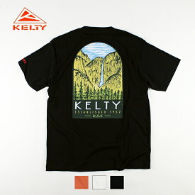 『30%OFF』 KELTY ケルティ / S/S T-Shirt Yosemite Fall ショースリーブTシャツ ヨセミテフォール 『KE23113006』 『2023春夏』 『ネコポス対応』