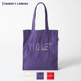 『30%OFF』 PARROTT CANVAS / Flower Embroidery Square Toteフラワー刺繍トート 『PC23115002』 『パロットキャンバス』 『2023春夏』 『ネコポス配送』