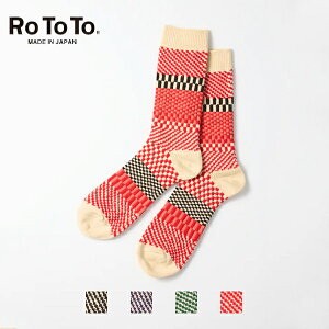 10%OFF�N�[�|���Ώ� / ���g�g ROTOTO | CHECK �� STEP SOCKS | R1549 | ���j�Z�b�N�X | ���{�� | 2024�H�~ | �l�R�|�X�Ή�