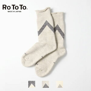 ���g�g ROTOTO | RAFFY SWEAT SOCKS "ZIG ZAG " | R1554 | ���j�Z�b�N�X | ���{�� | 2024�H�~ | �l�R�|�X�Ή�