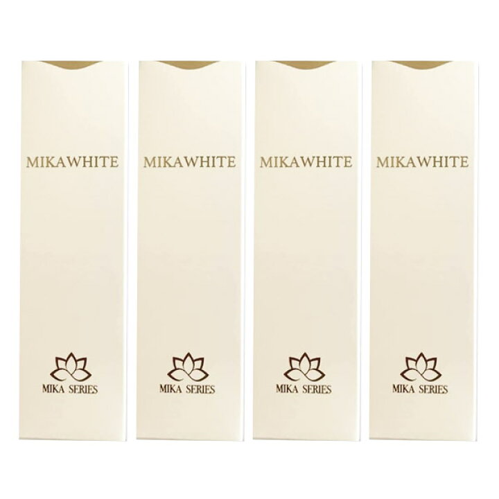 楽天市場】ミカホワイト MIKA WHITE 4本(30g × 4)ホワイトニング 輝く美白歯 歯磨き 歯磨き粉 : ワンズダイレクト