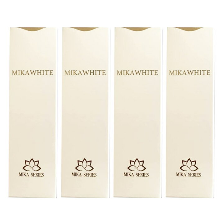 楽天市場】ミカホワイト MIKA WHITE 4本(30g × 4)ホワイトニング 輝く美白歯 歯磨き 歯磨き粉 : ワンズダイレクト 楽天市場】ミカホワイト MIKA WHITE 4本(30g × 4)ホワイトニング 輝く美白歯 歯磨き 歯磨き粉 : ワンズダイレクト