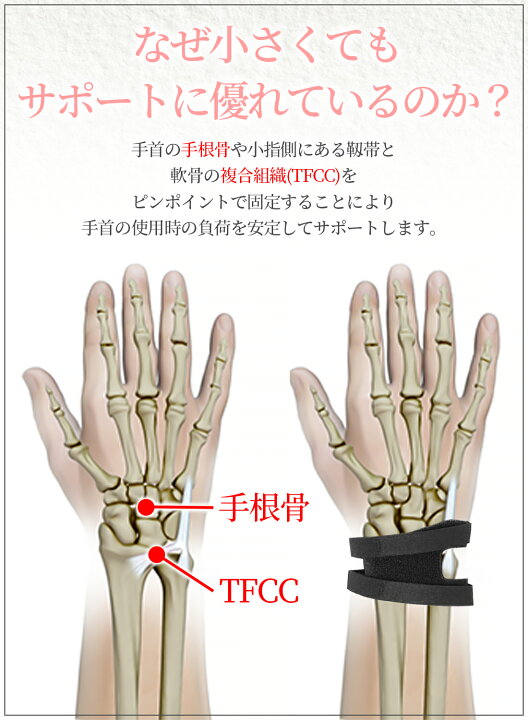 楽天市場 トレーナー監修 手首サポーター Tfcc スポーツ リストバンド ２枚セット 手首用 薄手 男女兼用 手首保護 怪我予防 One Self